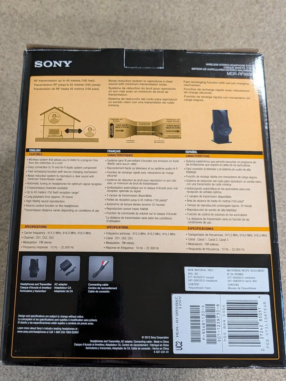Sony wireless headphones